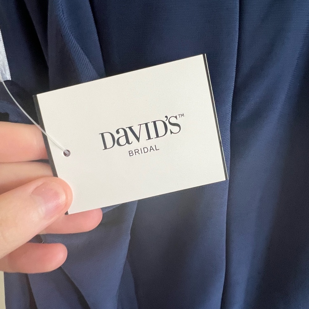 Blue Marine David’s Bridal Dress